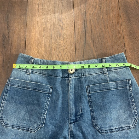 Anthropologie Maeve The Colette High Rise Denim Jean Shorts, Size 32 - Picture 4 of 6